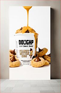 Πίνακας, Peanut Butter Kiss Cookie Dough Ζύμη μπισκότων με φιλί φυστικοβούτυρου