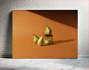 Πίνακας, Pears on Geometric Surface Αχλάδια σε γεωμετρική επιφάνεια