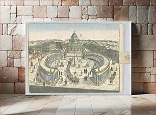 Πίνακας, Peep-Show Print: St. Peter's Basilica, Rome