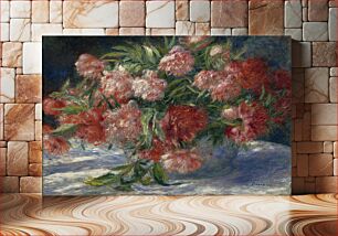 Πίνακας, Peonies (c. 1880) by Pierre-Auguste Renoir