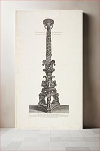 Πίνακας, Perspective view of one of the candelabra depicted in the preceding etching by Giovanni Battista Piranesi