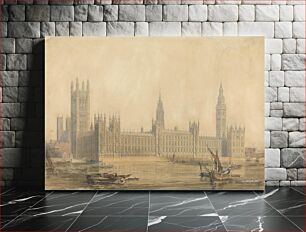 Πίνακας, Perspective View: the New Houses of Parliament