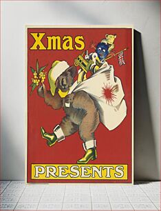 Πίνακας, Photographer: unidentifiedDescription: The poster is titled Xmas Presents and was produced for the Disabled Men's Association of Australia