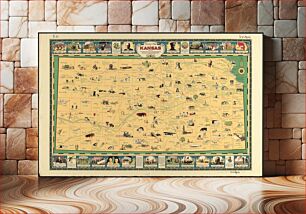 Πίνακας, Pictorial map of Kansas