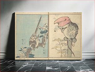 Πίνακας, Picture Book with Mixed Verses on Jōruri (Puppet Theater) (1815) by Katsushika Hokusai (1760–1849)