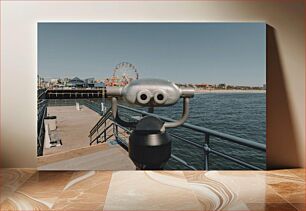 Πίνακας, Pier with Viewfinder Προβλήτα με Σκόπευτρο