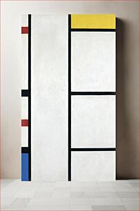 Πίνακας, Piet Mondrian's Composition with Red, Yellow, and Blue (1935–1942)