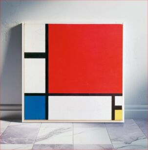 Πίνακας, Piet Mondrian's omposition with Red, Blue, and Yellow (1930)