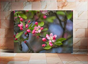 Πίνακας, Pink Blossoms on a Branch Ροζ άνθη σε ένα κλαδί