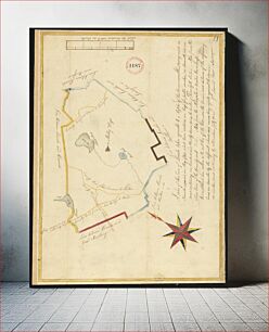 Πίνακας, Plan of Lincoln surveyed by Samuel Hoar, dated May, 1795