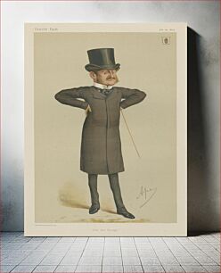 Πίνακας, Politicians - Vanity Fair. 'Our Sir Gearge (sic)'. Sir George Orby Wombwell. 24 January 1874