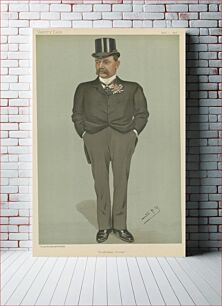 Πίνακας, Politicians - Vanity Fair. 'South-East Essex.' Major Frederic Carne Rasch. 1 April 1896