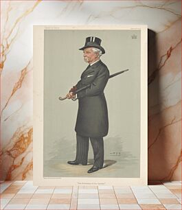 Πίνακας, Politicians - Vanity Fair. 'The Nobleman in the Garden'. Lord Redesdale. 16 June 1904