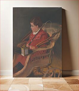 Πίνακας, Portrait of a boy in a pram by Alexander Kubinyi