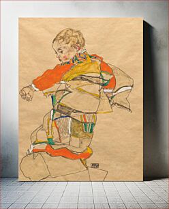 Πίνακας, Portrait of a Child (Anton Peschka, Jr.) (1916) by Egon Schiele