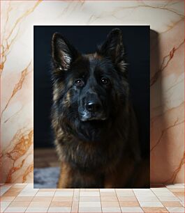 Πίνακας, Portrait of a German Shepherd Πορτρέτο ενός Γερμανικού Ποιμενικού