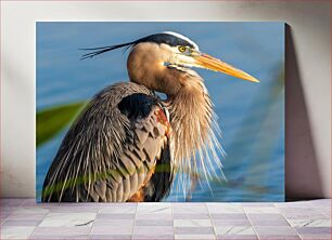 Πίνακας, Portrait of a Heron Πορτρέτο ενός ερωδιού