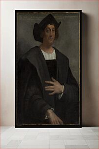 Πίνακας, Portrait of a Man, Said to be Christopher Columbus (born about 1446, died 1506)