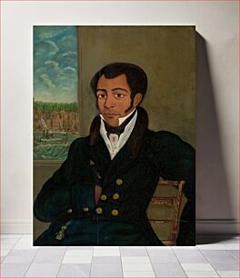 Πίνακας, Portrait of a Ship's Steward (ca. 1829) by American 19th Century