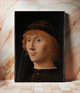 Πίνακας, Portrait of a Young Man by Antonello da Messina (Antonello di Giovanni d'Antonio)