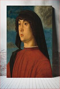 Πίνακας, Portrait of a Young Man in Red (ca. 1480) by Giovanni Bellini