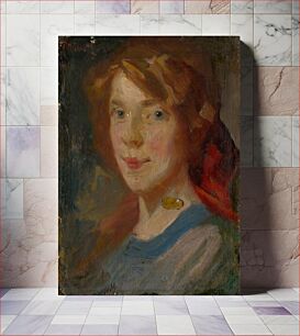 Πίνακας, Portrait of daughter irma, Ludovít Pitthordt