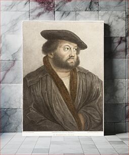 Πίνακας, Portrait of Hans Holbein at Kensington Palace by Francesco Bartolozzi