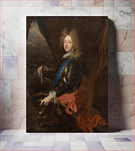 Πίνακας, Portrait of King Frederik IV as prince by Hyacinthe Rigaud