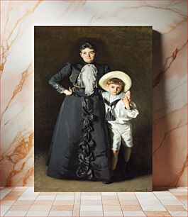 Πίνακας, Portrait of Mrs. Edward L. Davis and Her Son, Livingston Davis (1890) by John Singer Sargent