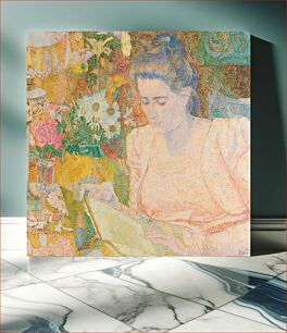 Πίνακας, Portrait of Mrs Marie Jeannette de Lange (1900) by Jan Toorop