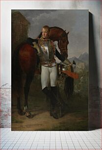 Πίνακας, Portrait of Second Lieutenant Charles Legrand by Baron Antoine Jean Gros