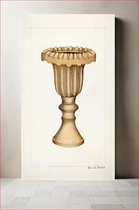 Πίνακας, Pottery Vase (ca.1938) by Annie B. Johnston