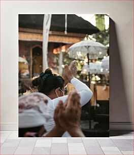 Πίνακας, Prayers in the Temple Προσευχές στο Ναό