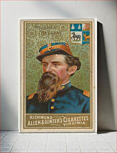 Πίνακας, President of Uruguay, from World's Sovereigns series (N34) for Allen & Ginter Cigarettes