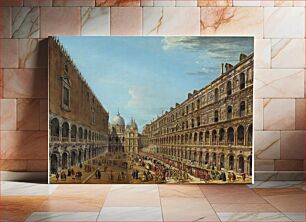 Πίνακας, Procession in the Courtyard of the Ducal Palace, Venice (1742 or after) by Antonio Joli