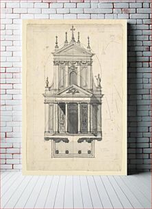 Πίνακας, Proportional study of a church façade