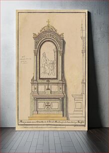 Πίνακας, Proposal for a new side altar of st., Konrád Svestka