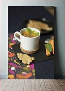 Πίνακας, Pumpkin Soup with Mint Κολοκυθόσουπα με μέντα