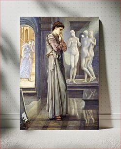 Πίνακας, Pygmalion and the Image - The Heart Desires (1878) by Sir Edward Burne–Jones