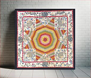 Πίνακας, Quilt, 'Blazing Star with Peacocks'