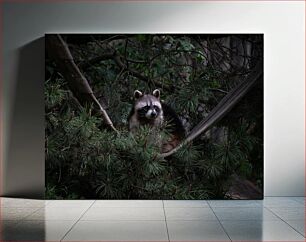 Πίνακας, Raccoon in the Trees Ρακούν στα δέντρα