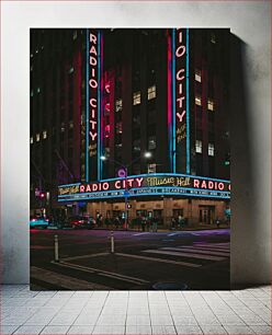 Πίνακας, Radio City Music Hall at Night Radio City Music Hall τη νύχτα