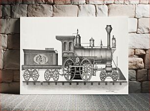 Πίνακας, Railroad Engine by Ehrgott & Forbriger c.1894