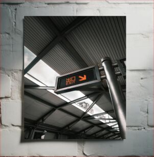 Πίνακας, Railway Station Exit Sign Πινακίδα εξόδου σιδηροδρομικού σταθμού