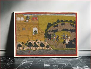 Πίνακας, Rama Releases the Demon Spies Shuka and Sarana: Folio from the Siege of Lanka series, attributed to Manaku