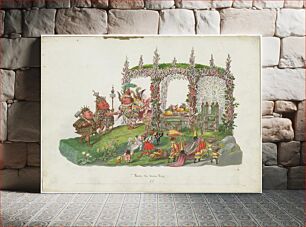 Πίνακας, Rapp the Gnome King Float Design 1878 Knights of Momus parade New Orleans