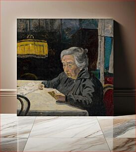 Πίνακας, Reading old lady by Arnold Peter Weisz Kubínčan