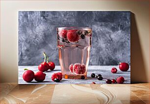 Πίνακας, Refreshing Berry Drink Δροσιστικό ρόφημα μούρων