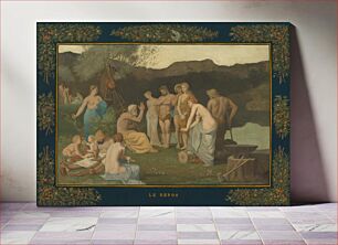 Πίνακας, Rest (ca. 1863) by Pierre Puvis de Chavannes