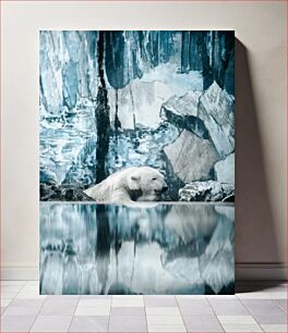 Πίνακας, Resting Polar Bear by Reflections Πολική αρκούδα σε ανάπαυση από Reflections